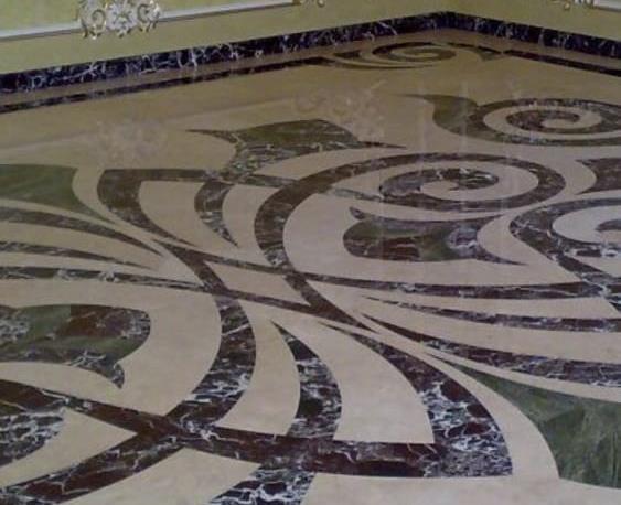 Изготовление резных полов из мрамора в Краснодаре