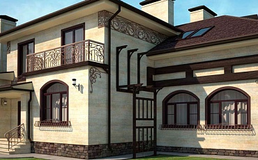 Фасады из травертина
